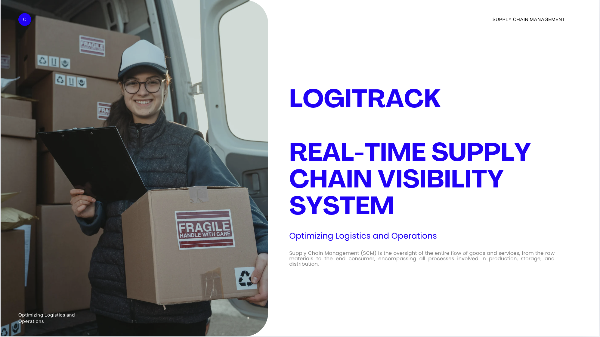 LogiTrack – Real-Time Supply Chain Visibility System